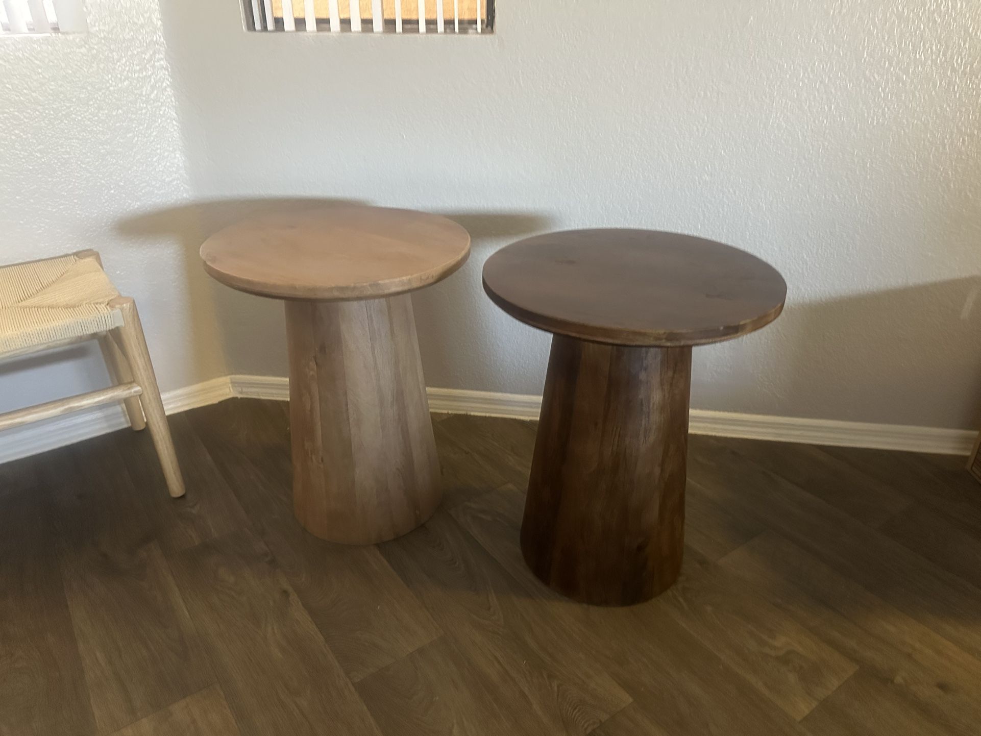 West Elm End Tables Wood