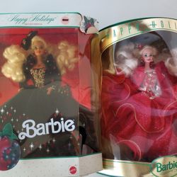 1991 & 1993 Holiday Special Edition Barbies
