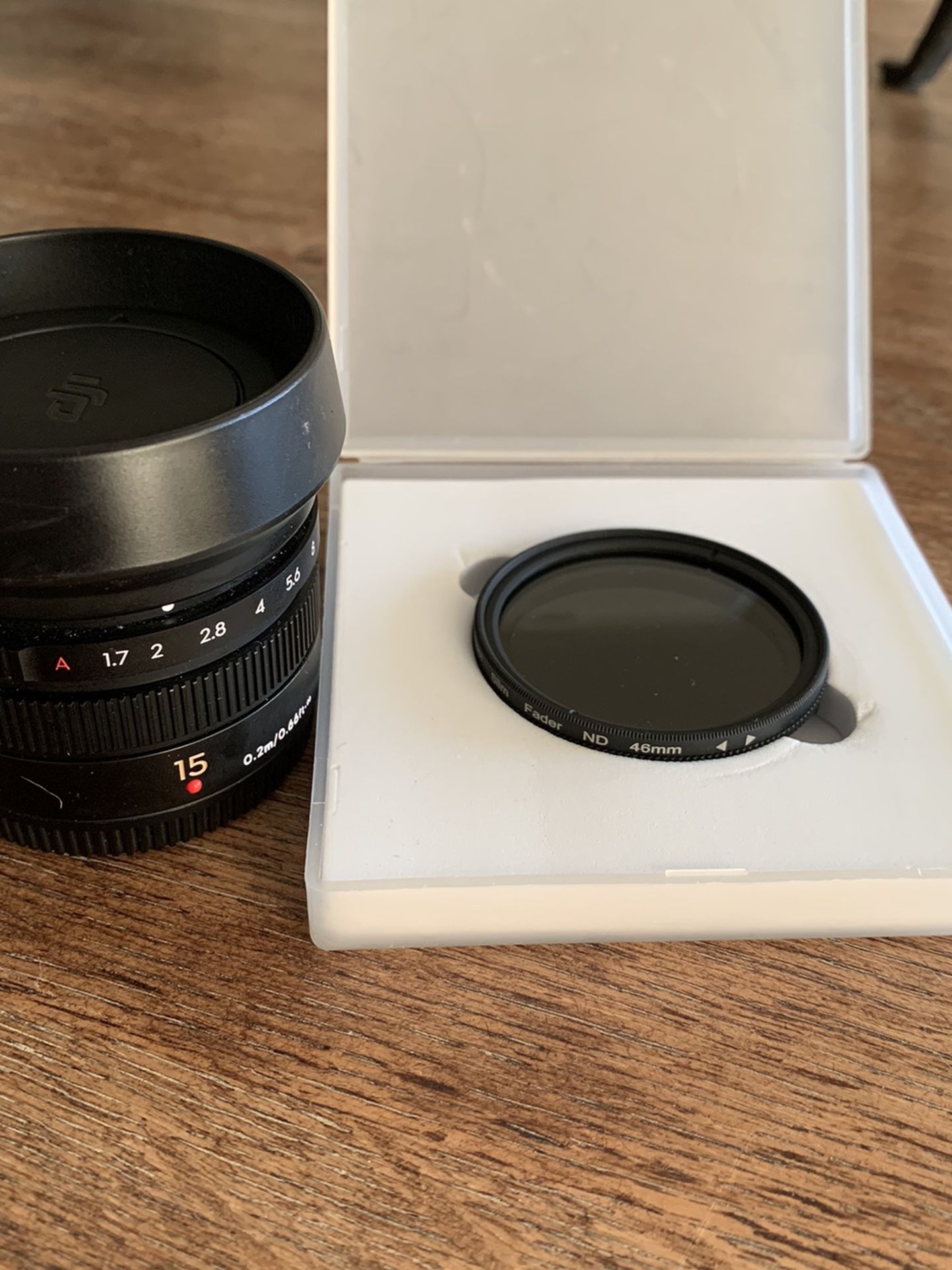 Zenmuse X5s 15mm Lens + Variable ND