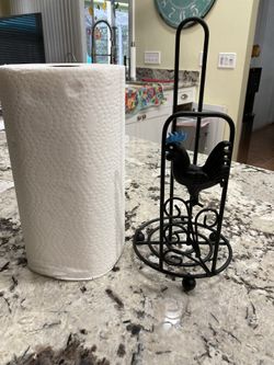 Rooster Paper Towel Holder
