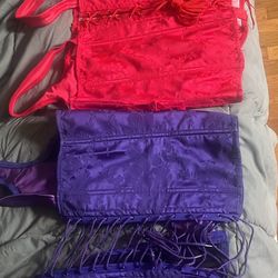 Corset Purple And Red Brand New 