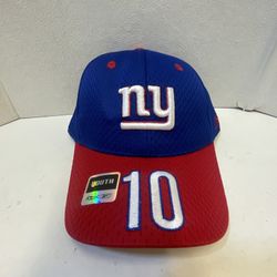 NEW YORK GIANTS Eli Manning #10 Youth Kids StrapBack Hat Cap Reebok Blue Red New