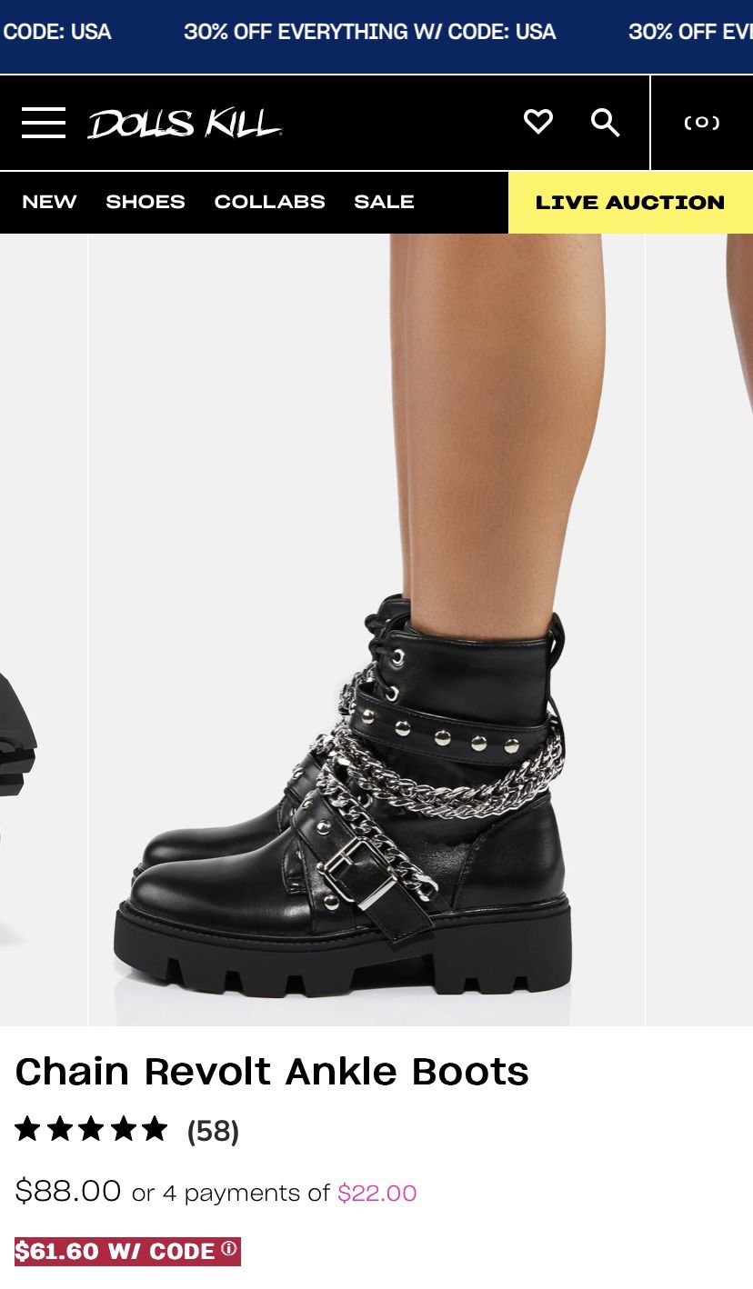 Cute army Style Boots 