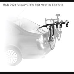 Thule Raceway three bikes car rack $60