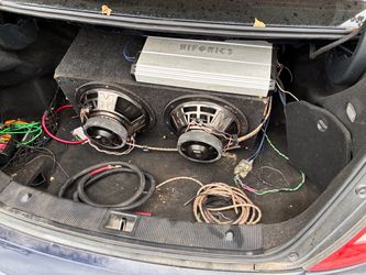 12 inch Memphis Subs & 3200W ZUES HIFONICS AMP