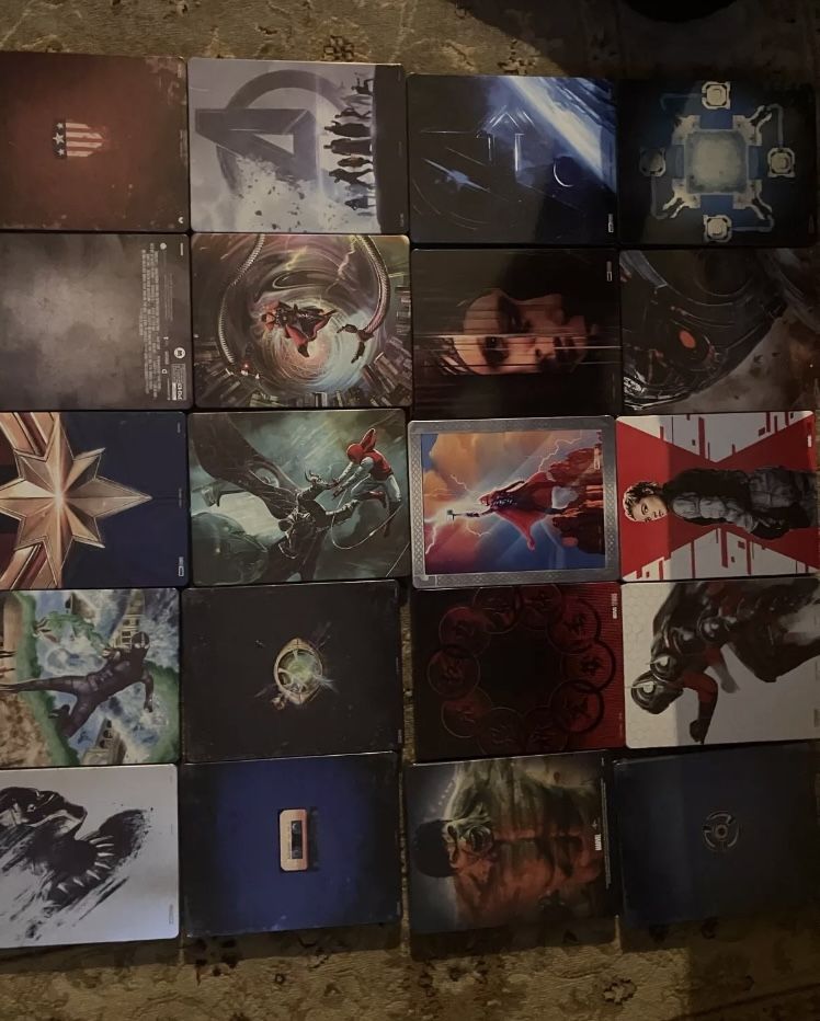 Lot Of 33 Marvel And DC 4k And Bluray Steelbooks