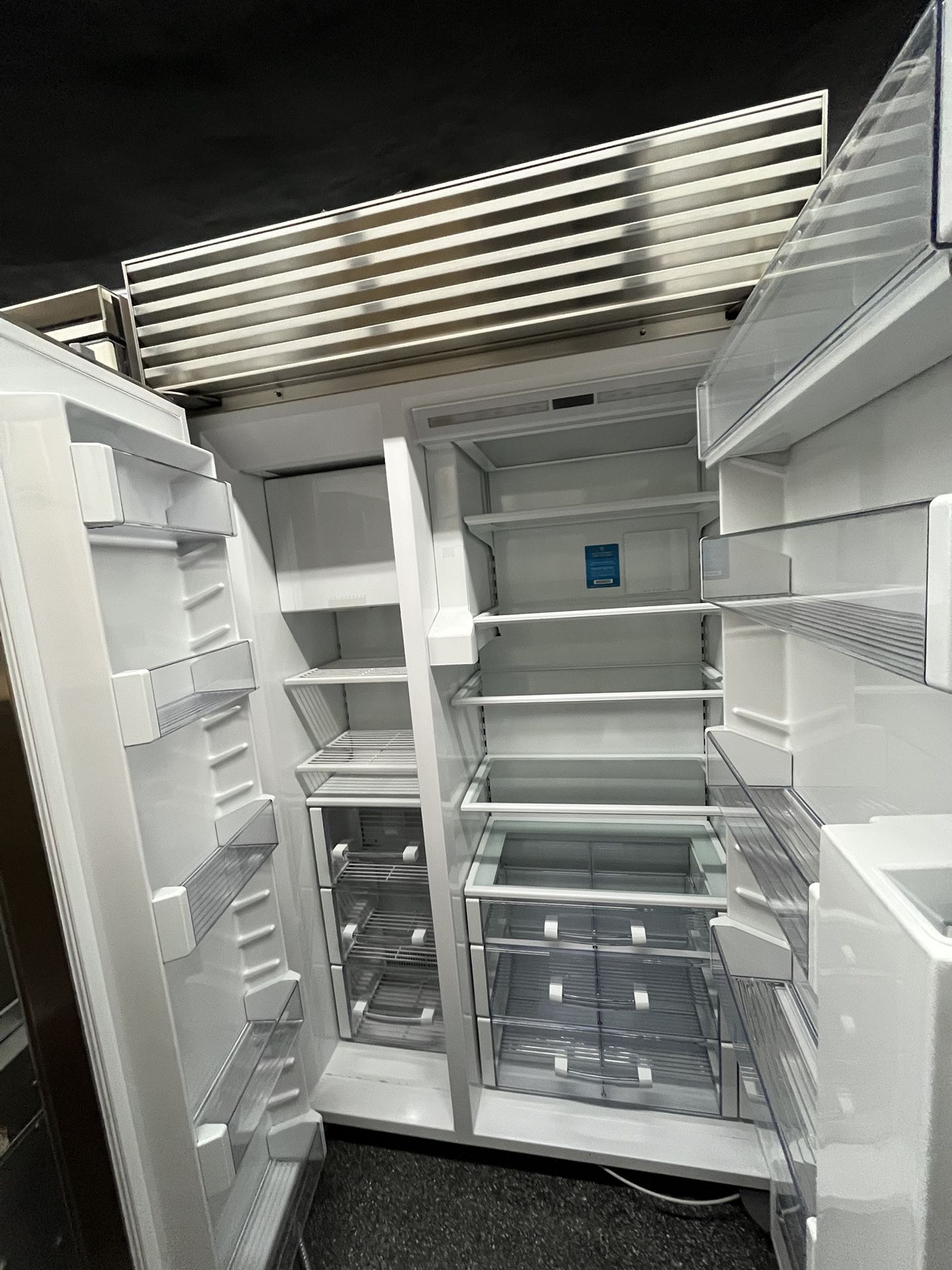 2022 Model Sub Zero Side By Side Built In 48” Refrigerator 