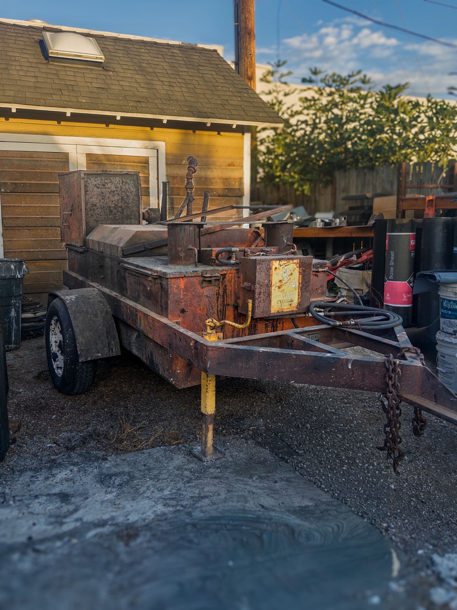 Cleasby 260 Gallon Pumper Hot Tar Kettle (Roofing Equipment)