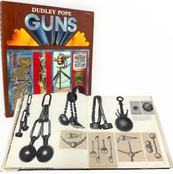 Dudley Pope Guns Illustrated History of Firearms Hardcover 1975 Book