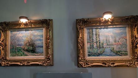 Beautiful Pair Of impressionist Paintings 