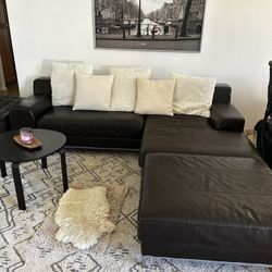 Sectional Leather Couch 