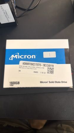 Micron 7450 MAX 1.6TB U.3 NVMe Drive