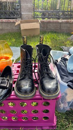 Dr. Martens AirWair Black Leather Boots
