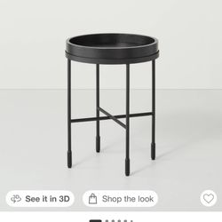 Hearth and Hand Black Accent Table 