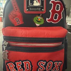 Loungefly Boston Red Sox Hard Tag Backpack