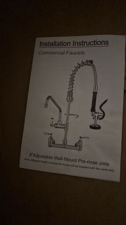 New Commercial faucet