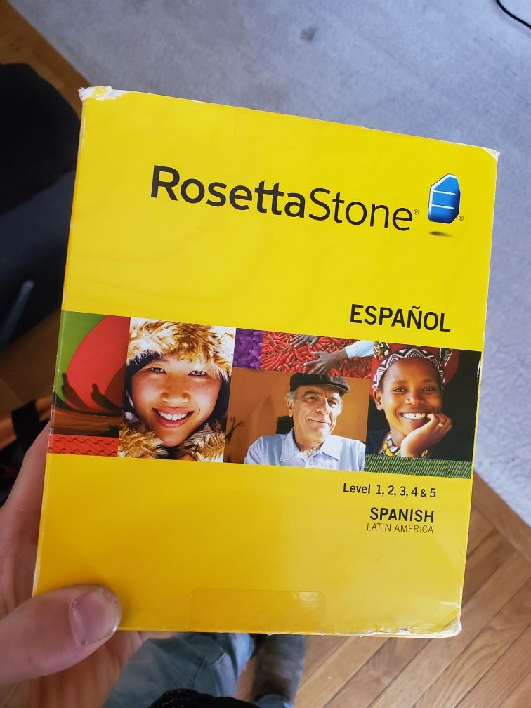 Rosetta stone Spanish version levels 1-5