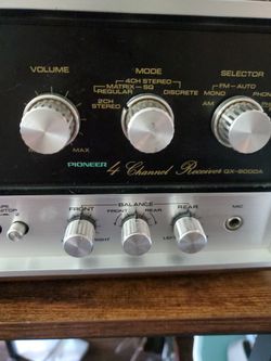 Pioneer 4 channel...QX-8000A receiver