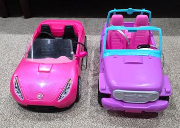 Barbie car and jeep