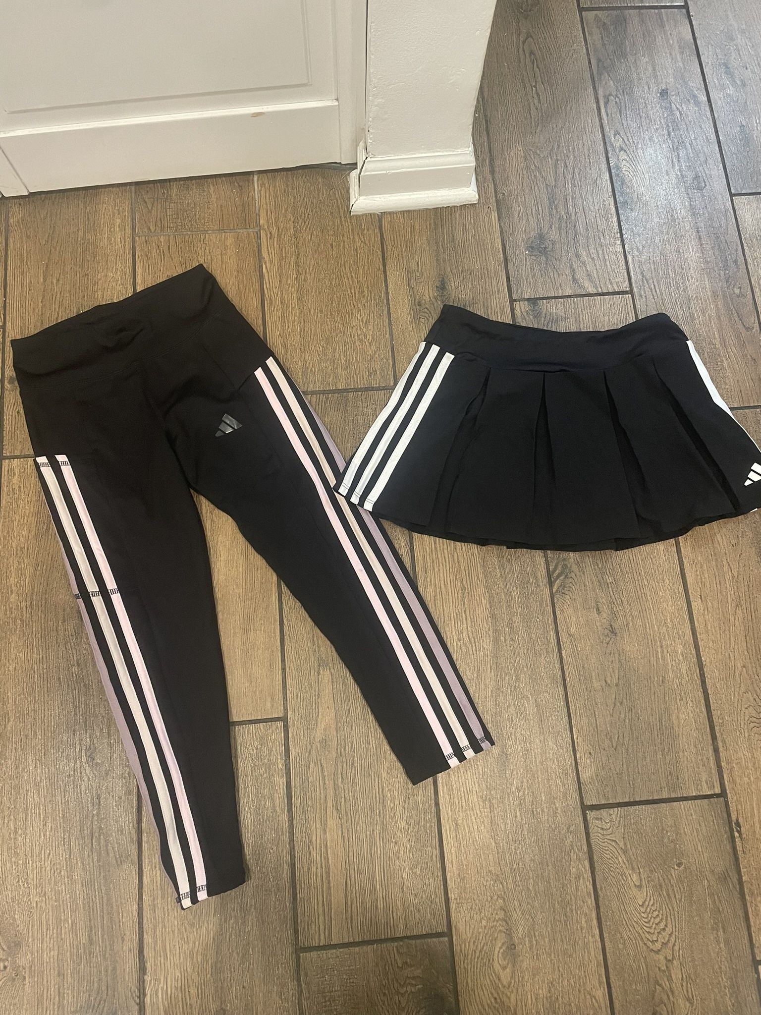 Girls Adidas Leggings And Adidas Skirt Brand New Never Worn