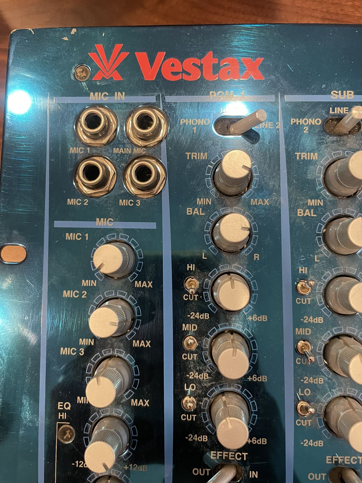 Vestax PCV 175, 3 channel Mixer