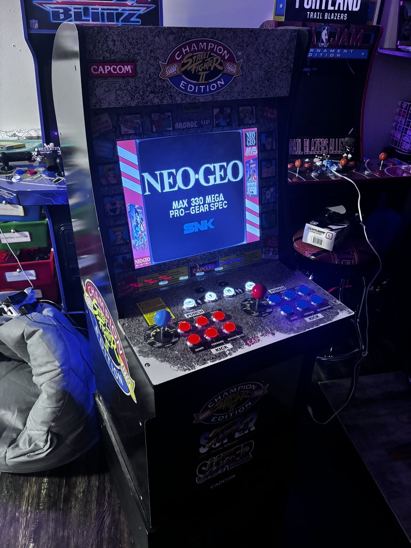 Modded Arcade1up Gen1 Street Fighter 2 (1000s Of games)