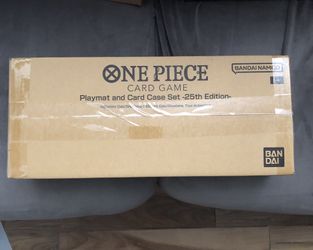 One Piece TCG Playmat & Storage Box Set: 25th Edition (Card Case)
