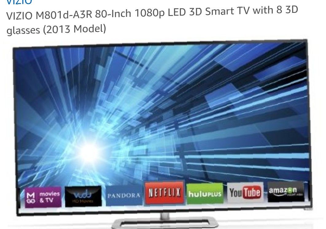 VIZIO M-Series 80” Razor LED™ Smart TV with Theater 3D® | M801d-A3 | VIZIO Vizio › m801da3