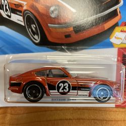 Hot Wheels Datsun 240Z Orange #23 – Then and Now Series 72/250 Mainline New 🔥🔥🔥