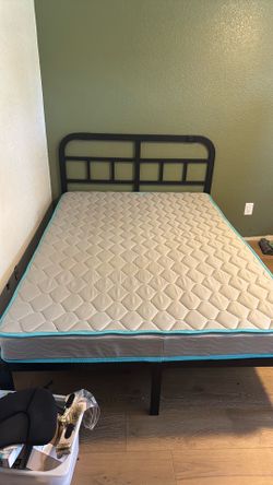 Bed frame and mattress