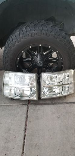 Chevy Silverado headlights
