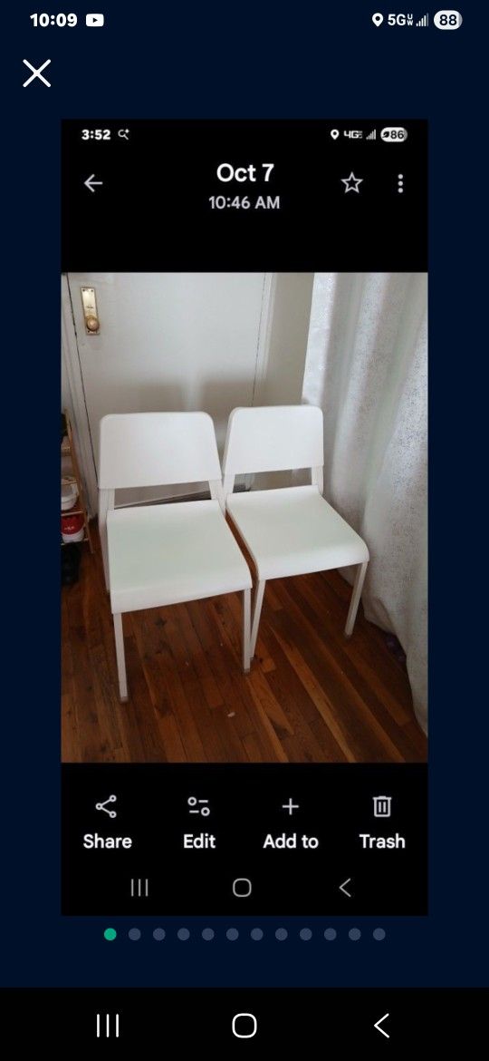 First come first pick up.
Only 40 dollars (paid 100 dollars + taxes).
2 IKEA Teodores chair like New.
(on sale for 100 dollars + taxes) and already a