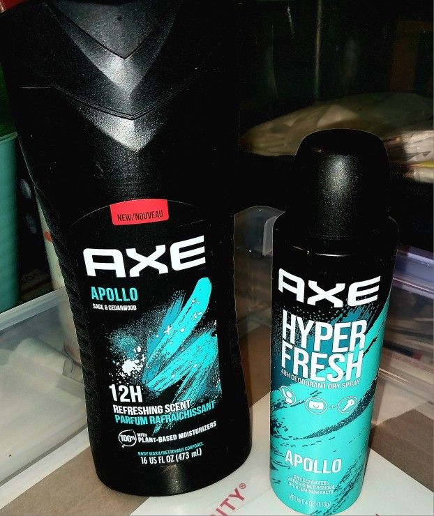 AXE BODY WASH AND BODY SPRAY