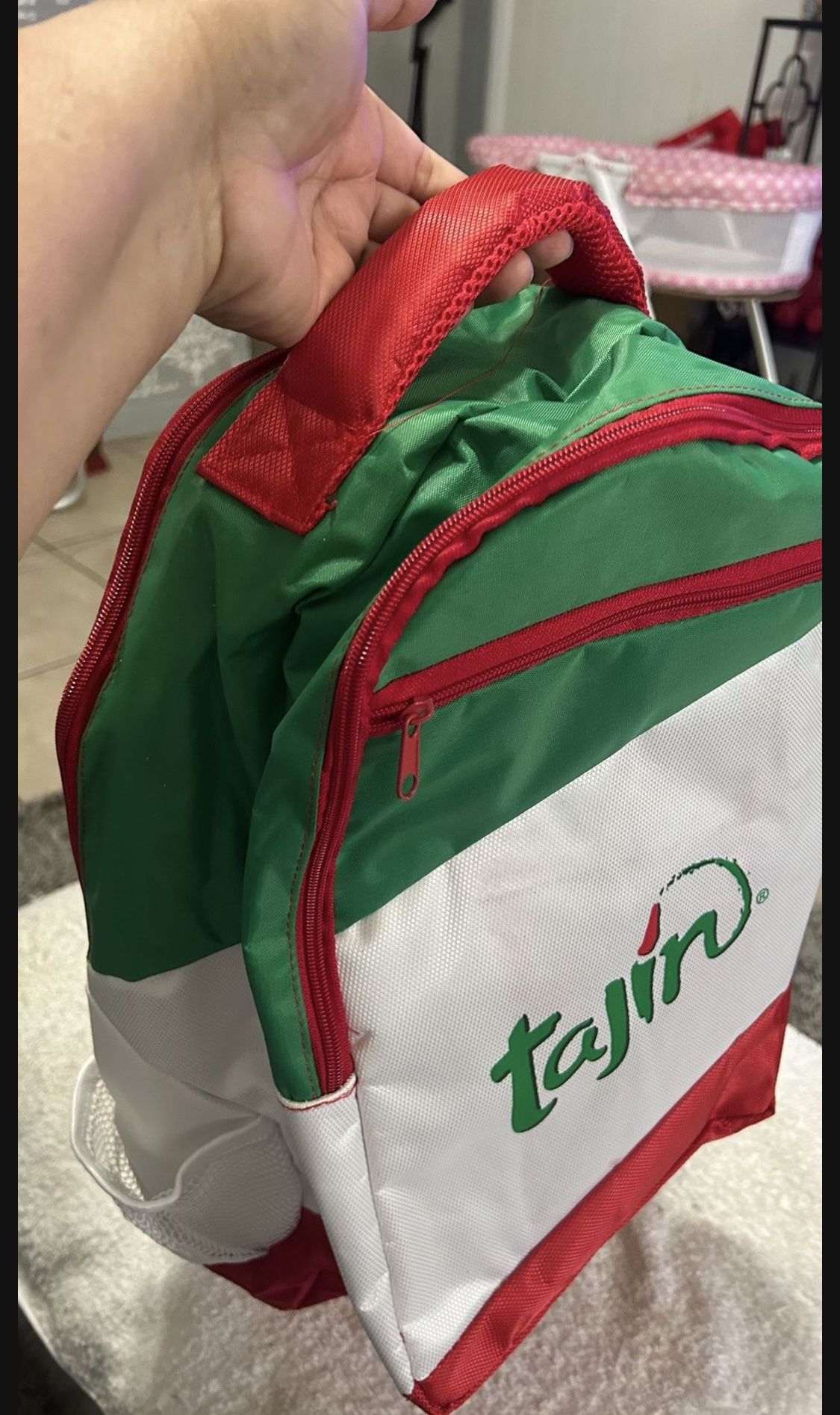 Tajin Chili Seasoning Back Pack Bookbag