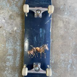 Pre Owned Baker Waters RZ 8.25 Skateboard Complete Color Blue