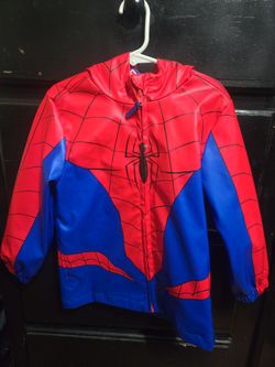 Spiderman rain coat