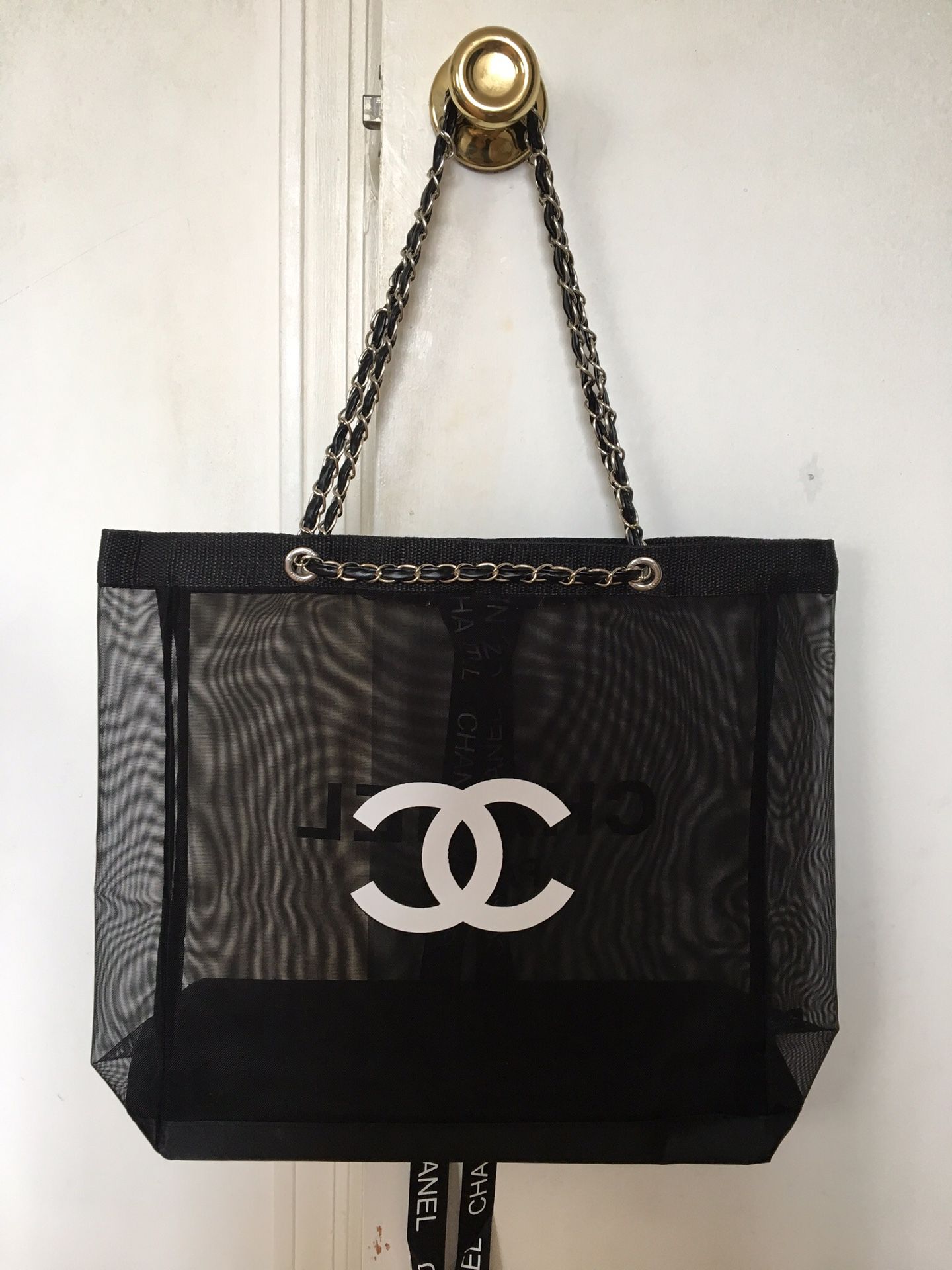 **ONLY 2 LEFT** Authentic BRAND NEW/ NEVER USED VIP GIFT Chanel Mesh Tote!
