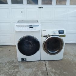 samsung frontload washer and gas dryer 