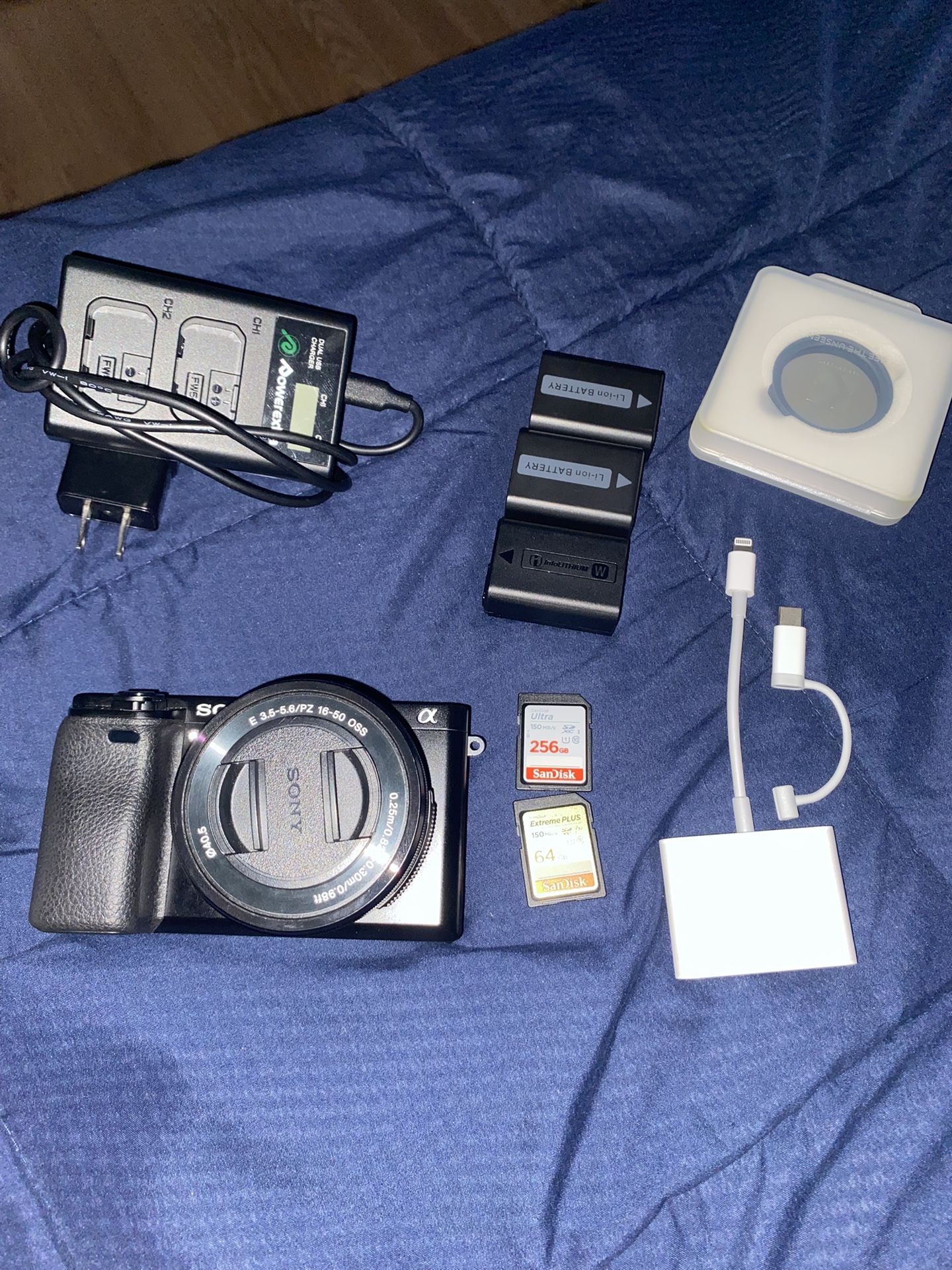 Sony Alpha a6000 Mirrorless Digital Camera With 16-50 mm lens