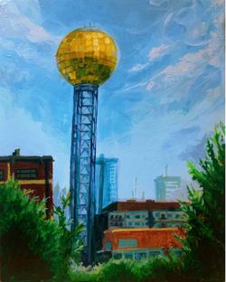 Sunsphere Painting 16x20
