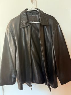Dona Michi Leather  Coat