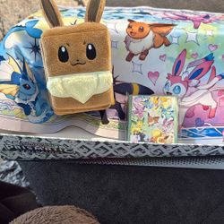 SPC Eevee Card Holder,Spc Box, Mat And Sleeves 