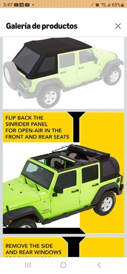 Jeep Wrangler Unlimited Black Soft Top