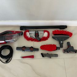 Dirt Devil 360 Degree Reach Cyclonic Vac SD12515B & Attachments