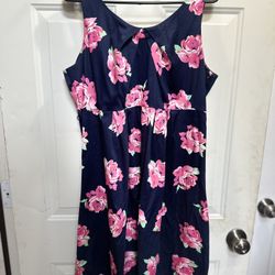 Flower Pink Dress 