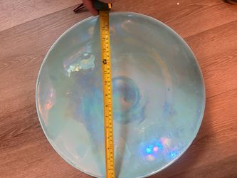 Large shallow centerpiece bowl / console dish