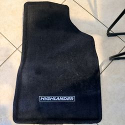 2018 Toyota Highlander Cloth Floor Mats FREE