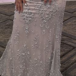 Gown Dress Size 10 With Stretch Very Comfortable  