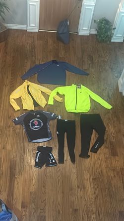 Bicycle winter gear jackets pants