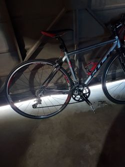Fuji Road Bike Gray and Red